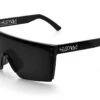 Lazer Face Sunglasses: Black Metal Customs 1 Lazer Face Sunglasses: Black Metal Customs -Heat Wave Visual Shop Black Black Metal Black Angle