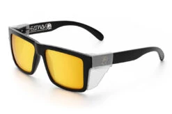 VISE Z87 Sunglasses Black Frame: Gold Lens 10 VISE Z87 Sunglasses Black Frame: Gold Lens -Heat Wave Visual Shop Black Gold Rush Angle1 ClearSS
