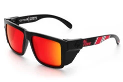 XL VISE Z87 Sunglasses: Cal Fire / Muertos Customs -Heat Wave Visual Shop CalFire Sunblast Angle Black