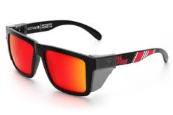 XL VISE Z87 Sunglasses: Cal Fire / Muertos Customs -Heat Wave Visual Shop CalFire Sunblast Angle Smoke