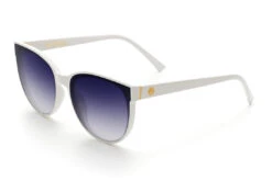 Carat Sunglasses: White 15 Carat Sunglasses: White -Heat Wave Visual Shop Carat White Purple Rain