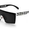 Lazer Face Sunglasses: White Frame Check M8 Customs -Heat Wave Visual Shop Check M8 Black Angle