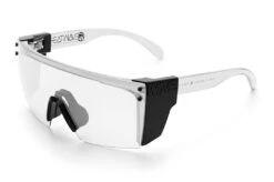 Lazer Face Glasses: CLEAR Z87 -Heat Wave Visual Shop Clear Clear Angle Black