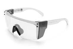 Lazer Face Glasses: CLEAR Z87 -Heat Wave Visual Shop Clear Clear Angle Smoke