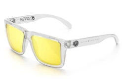 XL VISE Z87 Sunglasses Vapor Clear: -Heat Wave Visual Shop Clear Hi Vis Yellow Angle 98b52973 121d 48a2 80a1 569025c8d082