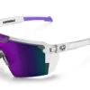 Future Tech Sunglasses: Vapor Clear Frame Ultra Violet Lens Z87+ -Heat Wave Visual Shop Clear UltraViolet