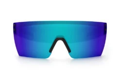 Performance XL Lazer Face Sunglasses: Galaxy Z87+ -Heat Wave Visual Shop LazerFace XL Perf Black Matte Galaxy Front