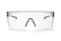 Performance XL Lazer Face Sunglasses: Anti Fog Clear Lens Z87+ -Heat Wave Visual Shop LazerFace XL Perf Clear Clear Front