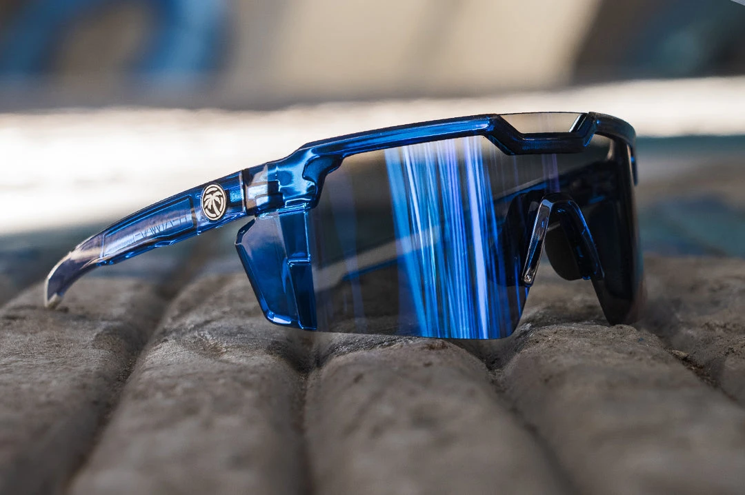 Future Tech Sunglasses: Neon Blue Frame Z87+ 6 Future Tech Sunglasses: Neon Blue Frame Z87+ - Image 4