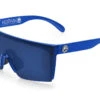 Lazer Face Sunglasses: Neon Blue Z87 2 Lazer Face Sunglasses: Neon Blue Z87 -Heat Wave Visual Shop Neon Blue
