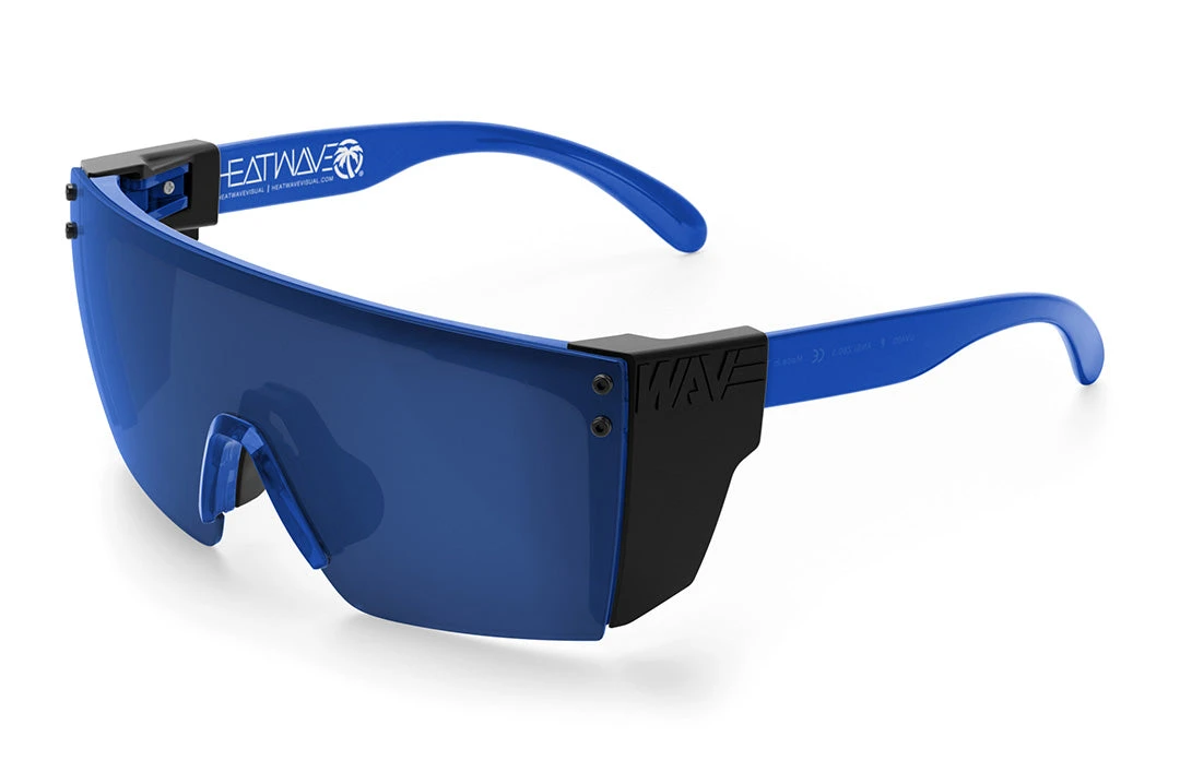 Lazer Face Sunglasses: Neon Blue Z87 7 Lazer Face Sunglasses: Neon Blue Z87 - Image 5