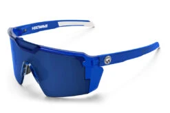 Future Tech Sunglasses: Neon Blue Frame Z87+