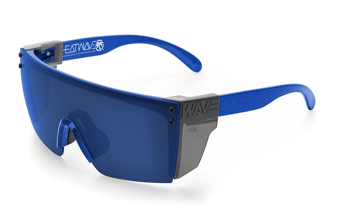 Lazer Face Sunglasses: Neon Blue Z87 8 Lazer Face Sunglasses: Neon Blue Z87 - Image 6