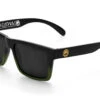 VISE Sunglasses: OD Green Fader -Heat Wave Visual Shop OD Green Fader Black Angle