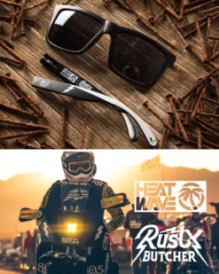VISE Sunglasses: Rusty Butcher Customs 14 VISE Sunglasses: Rusty Butcher Customs -Heat Wave Visual Shop RBredux