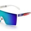 Lazer Face Sunglasses: White Frame Speed Eagle White Customs 1 Lazer Face Sunglasses: White Frame Speed Eagle White Customs -Heat Wave Visual Shop Speed Eagle Galaxy Angle