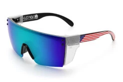 Lazer Face Sunglasses: Stars & Stripes USA Z87 11 Lazer Face Sunglasses: Stars & Stripes USA Z87 -Heat Wave Visual Shop Stars Stripes USA Black Angle Clear