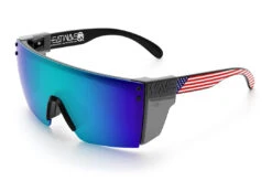 Lazer Face Sunglasses: Stars & Stripes USA Z87 10 Lazer Face Sunglasses: Stars & Stripes USA Z87 -Heat Wave Visual Shop Stars Stripes USA Black Angle Smoke