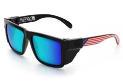 XL VISE Z87 Sunglasses: Stars And Stripes USA 9 XL VISE Z87 Sunglasses: Stars And Stripes USA -Heat Wave Visual Shop Stars Stripes USA Galaxy Angle Black