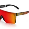 Lazer Face Sunglasses: Tiger Fire Customs 2 Lazer Face Sunglasses: Tiger Fire Customs -Heat Wave Visual Shop Tiger Fire Sunblast Angle