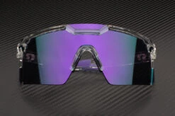 Future Tech Sunglasses: Vapor Clear Frame Ultra Violet Lens Z87+ -Heat Wave Visual Shop VAPOR ULTRA V 1