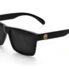 USA VISE Sunglasses: GLOSS BLACK 2 USA VISE Sunglasses: GLOSS BLACK -Heat Wave Visual Shop Vise USA Black Black Angle