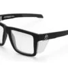 Performance XL VISE Sunglasses Frame: Anti Fog Clear Lens Z87+ -Heat Wave Visual Shop Vise XL Perf Black Matte Clear Angle Shields e5a84783 de36 4f0c 8b41 e5950aa33fa7