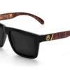 XL VISE Sunglasses: Woodgrain Customs -Heat Wave Visual Shop Woodgrain Custom Black Angle