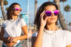 Carat Sunglasses: White 17 Carat Sunglasses: White -Heat Wave Visual Shop caratwhite amanda