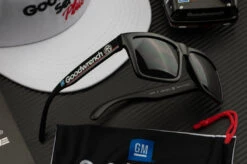 XL VISE Sunglasses: GM Goodwrench Customs -Heat Wave Visual Shop goodwrenchVISE blackr lens 1