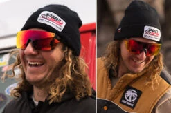 Performance Lazer Face Sunglasses: Red/Orange Z87+ -Heat Wave Visual Shop lazer firestorm blake