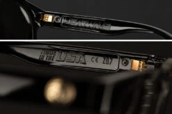 USA VISE Sunglasses: GLOSS BLACK 31 USA VISE Sunglasses: GLOSS BLACK -Heat Wave Visual Shop usa black 4