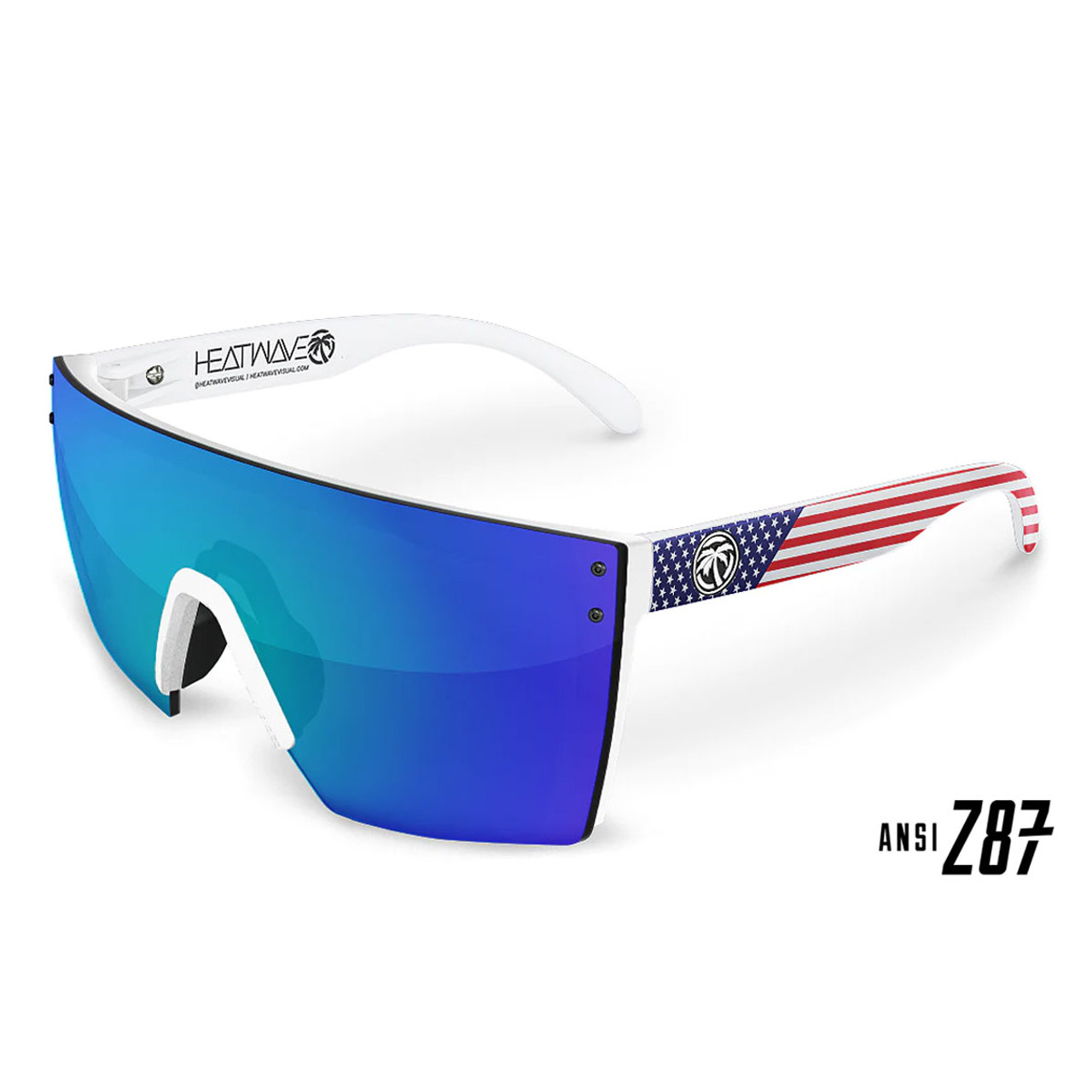 Heat Wave Visual Shop 30 Heat Wave Visual Shop -Heat Wave Visual Shop E LZR WHTZ87USA 09 Heat Wave Mens Womens Lazer Face Z87 Sunglasses Kowear 01 04637